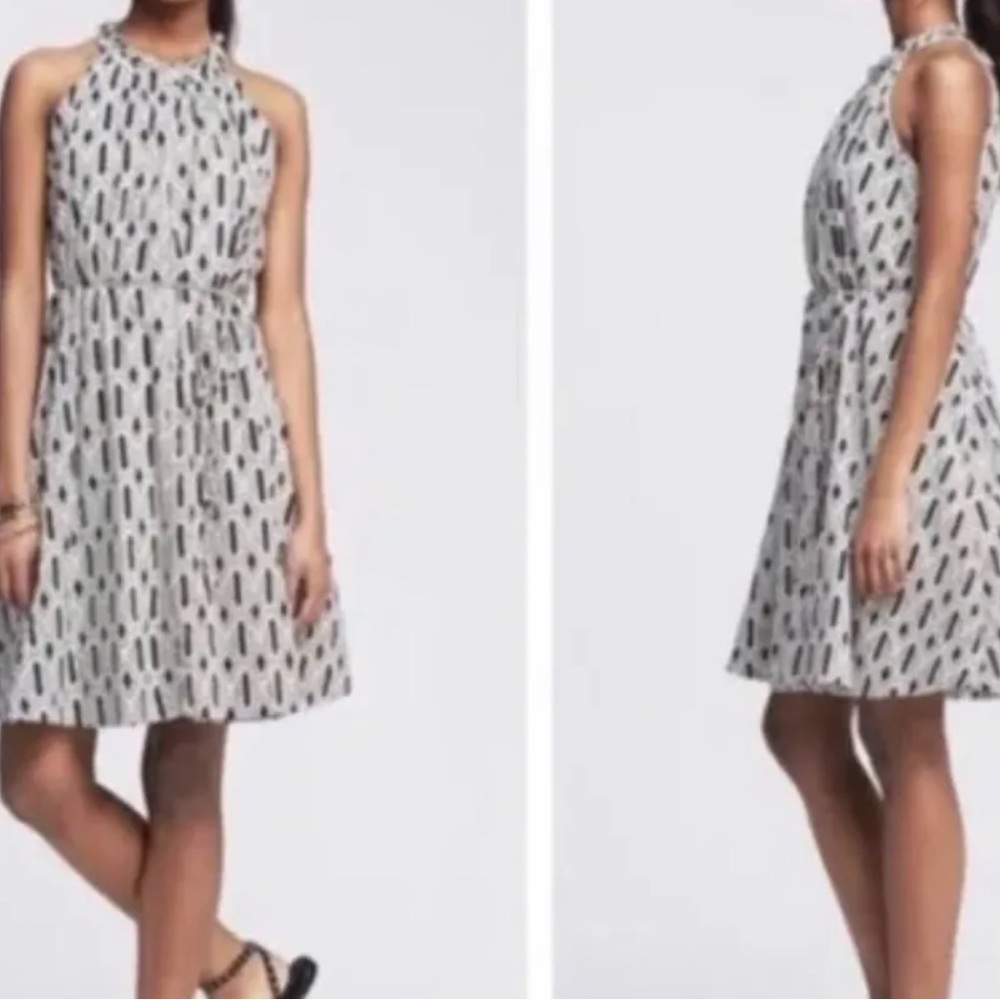 Banana Republic geometric pattern dress